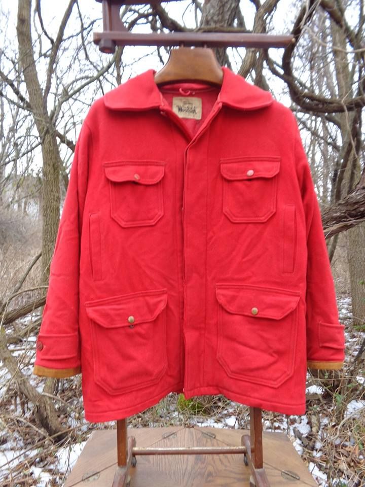 VINTAGE Woolrich Hunting Jacket. MADE IN THE USA! c. 44. The Fedora